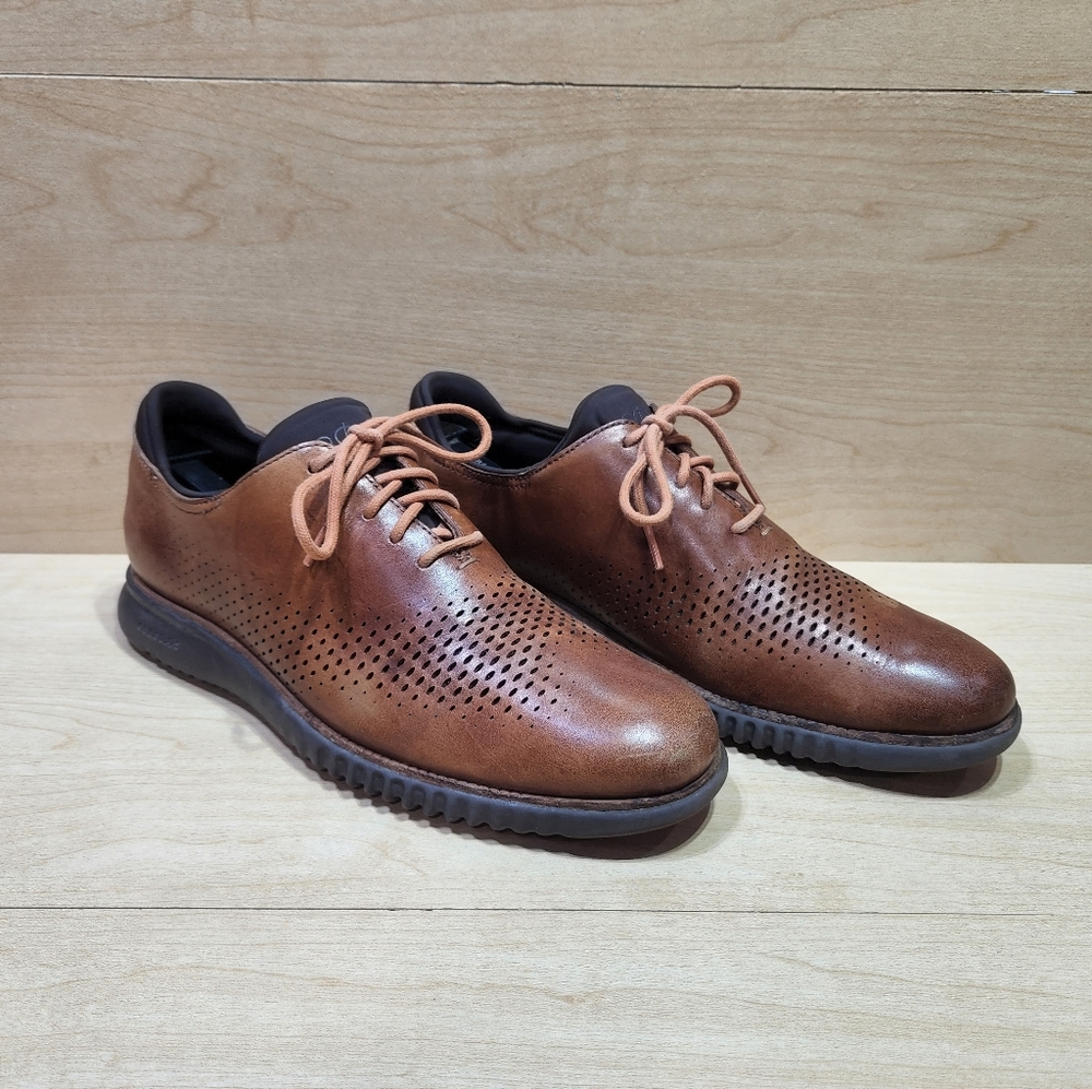 Cole Haan Mens 2.Zerogrand Lined Laser Wingtip Oxford